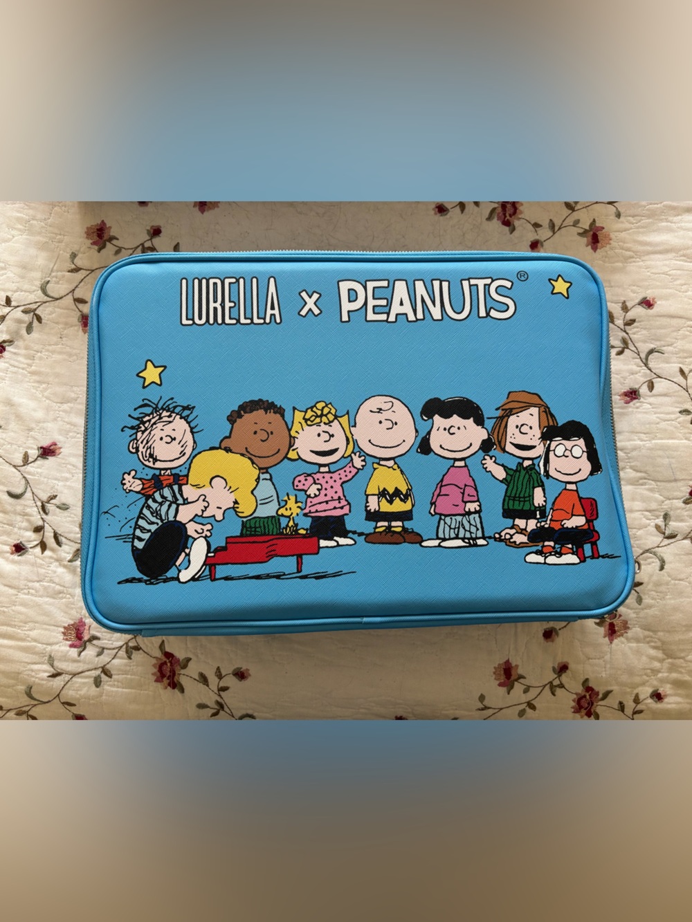 Limited Edition Lurella X PEANUTS Makeup Traveling Bag with Box